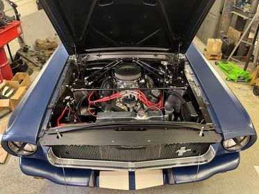 65 - 66 Mustang Carbon Fiber Radiator Fill Panel