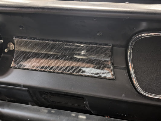 65 - 66 Mustang Carbon Fiber Radio Delete