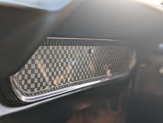 65 - 66 Mustang Carbon Fiber Glove Box Door