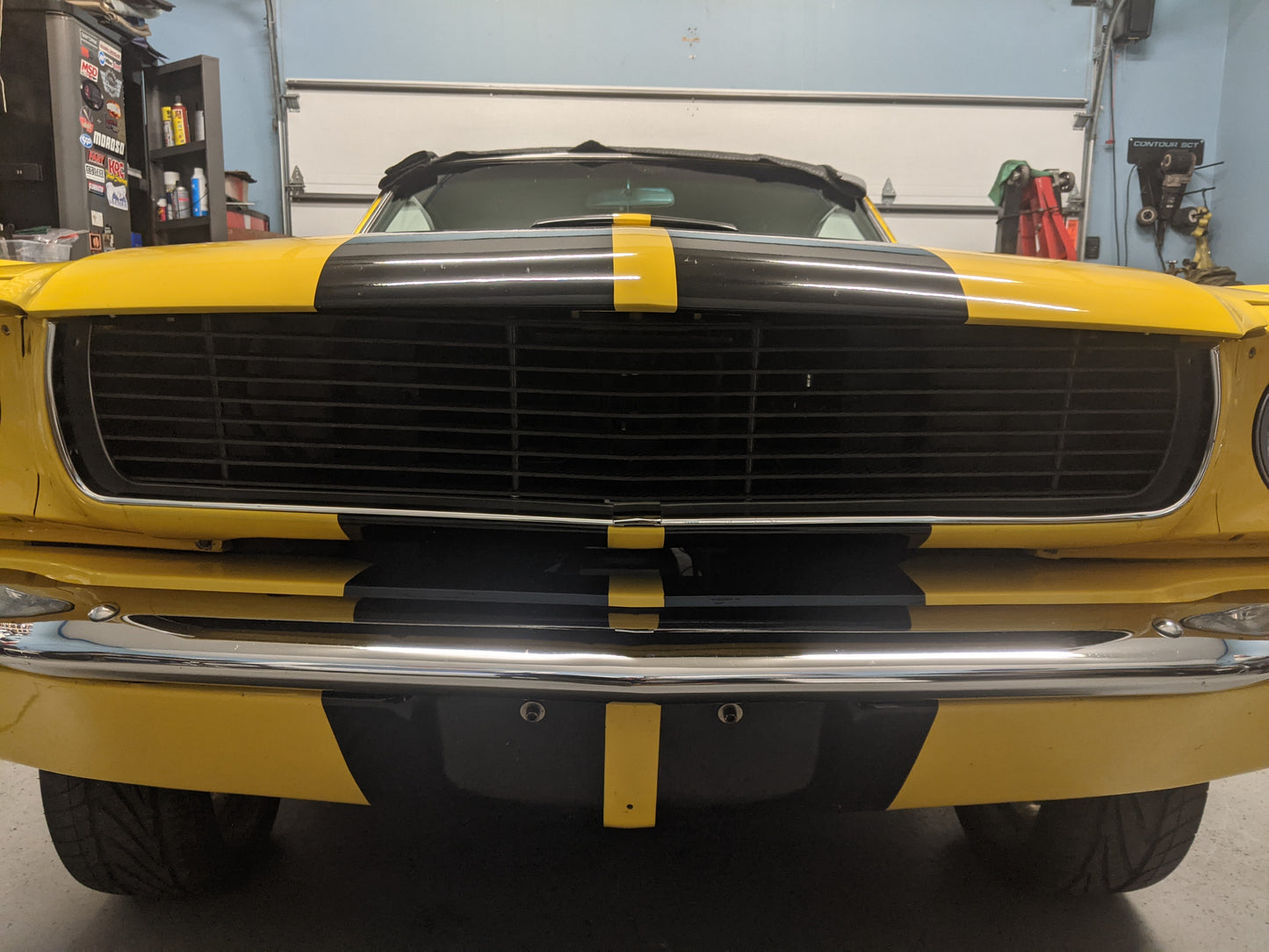 65 - 66 Mustang Billet Carbon Fiber Grille